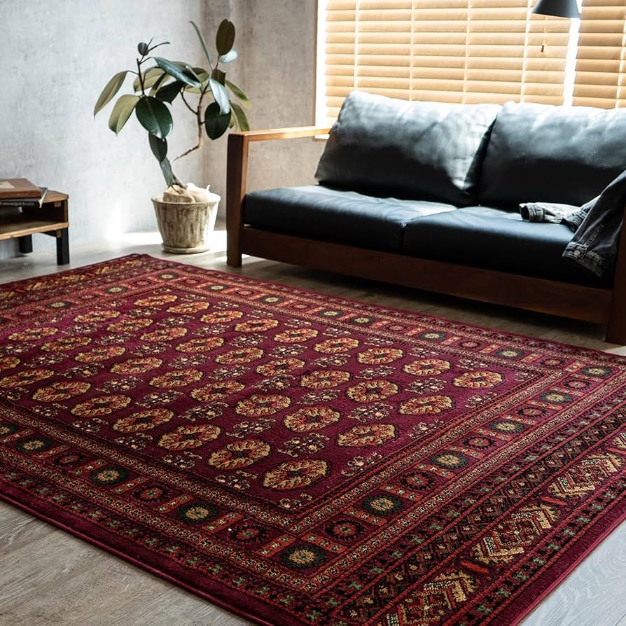 Amazon | サヤンサヤン ボハラ柄 ラグ カーペットレジェンドⅢ